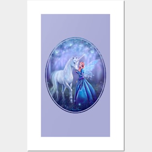 Rhiannon - Unicorn & Fairy Posters and Art